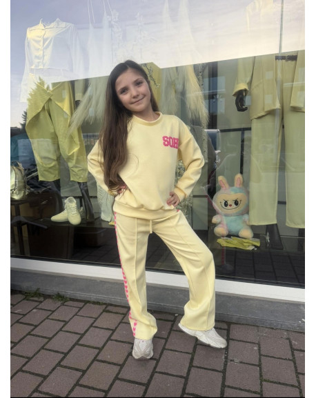 ensemble soho jaune fille