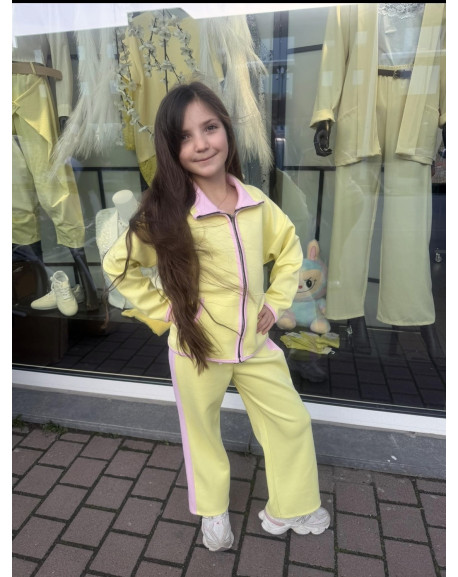 ensemble jaune fille